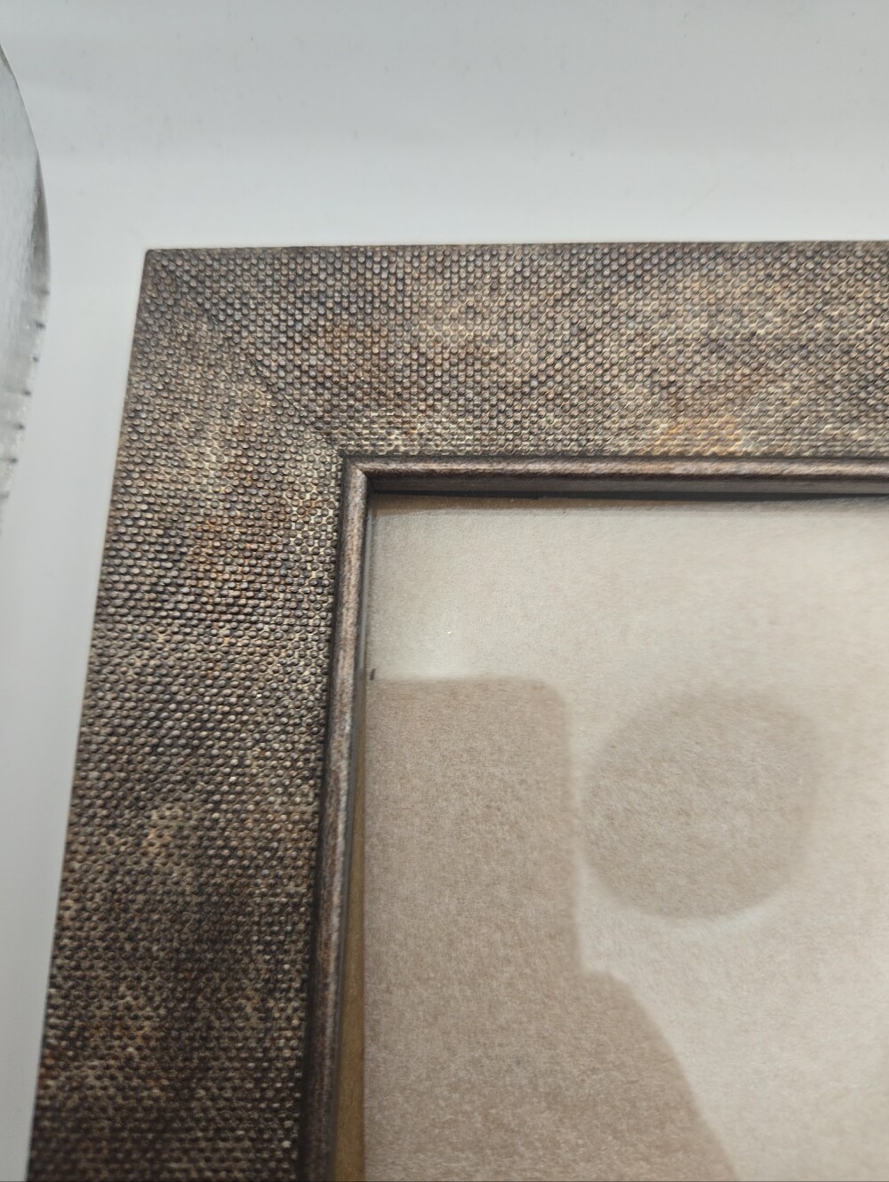 Rustic Gold Textured 5x7 Picture Frame - Picture 4 of 4